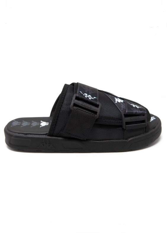 Kappa 222 Banda Mitel 1 Sandals (Black/Grey/White) 304KUQ0
