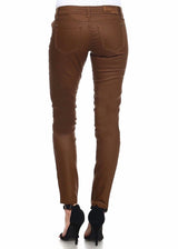 Request Jeans Juniors Skinny Pants (Cognac) 92491