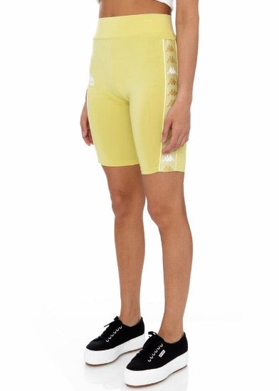 Kappa 222 Banda Cartin Bike Shorts (Yellow Lime) 37145YW