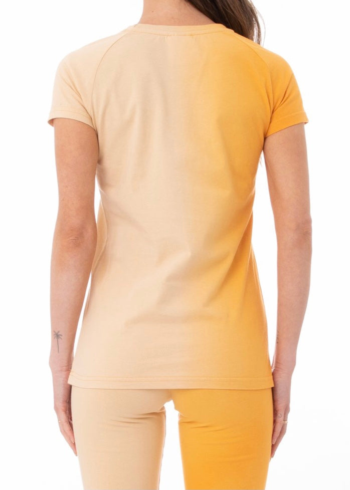 Kappa Authentic Jambi T Shirt (Orange/Beige) 33152QW