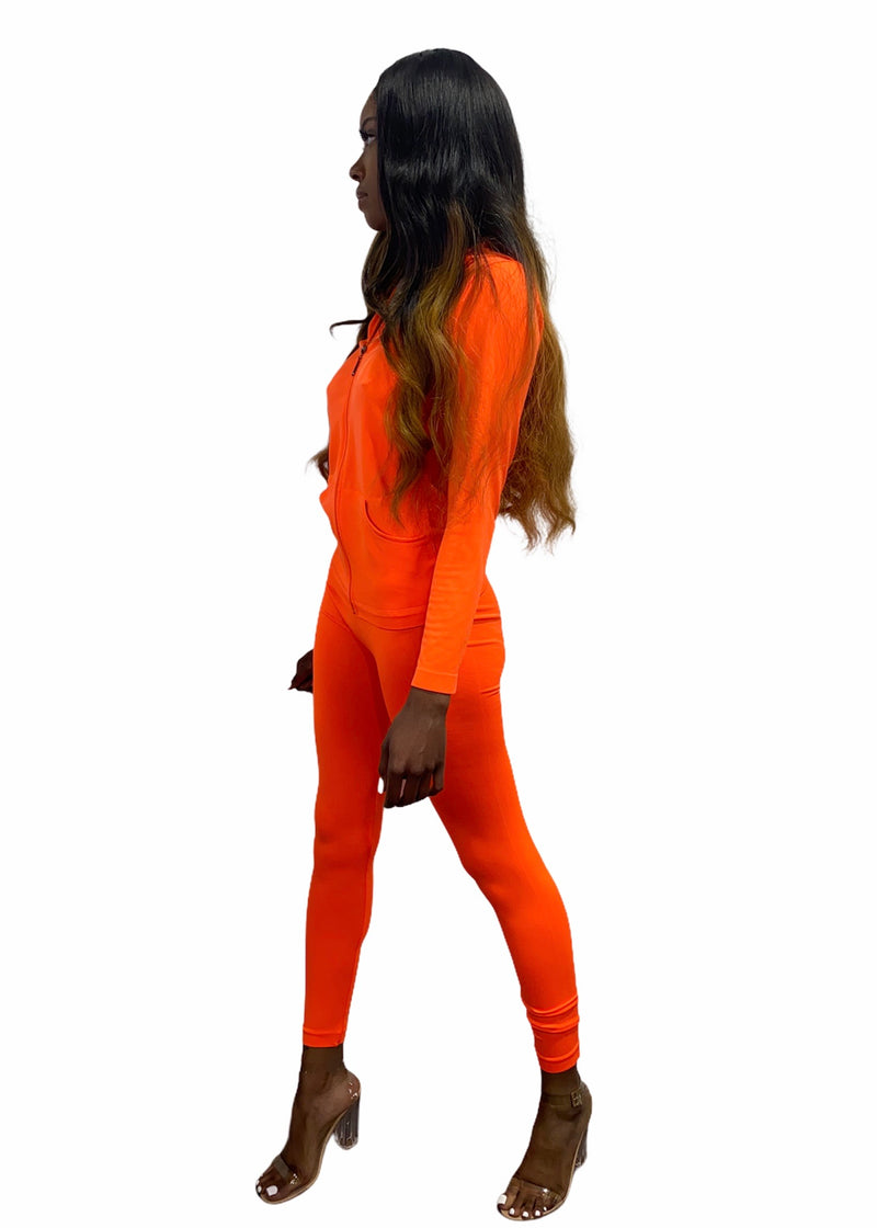 New Mix Comfy Set (Neon Orange) One Size