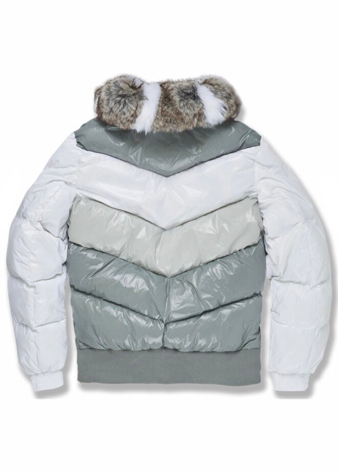 Jordan Craig Sugar Hill Puffer Jacket (Arctic White) 91548LA