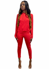 New Mix Comfy Set (Red)  One Size