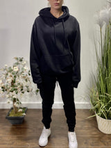 Reflex Fleece Pullover Hoodie & Jogger Pants Set (Black)