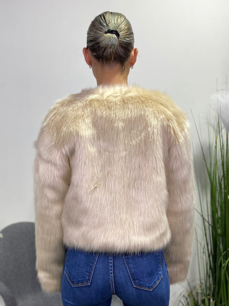 Hera Collection Fur Jacket (Cream) 21471