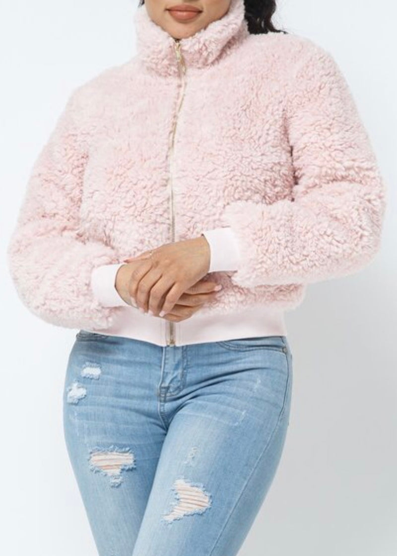 Hera Collection Poodle Jacket (Pink) 22532