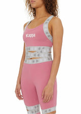 Kappa 222 Banda Tibey Bra Top (Pink/Grey) 33151UW