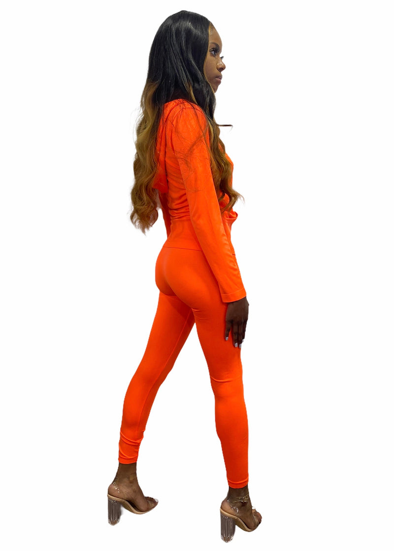 New Mix Comfy Set (Neon Orange) One Size