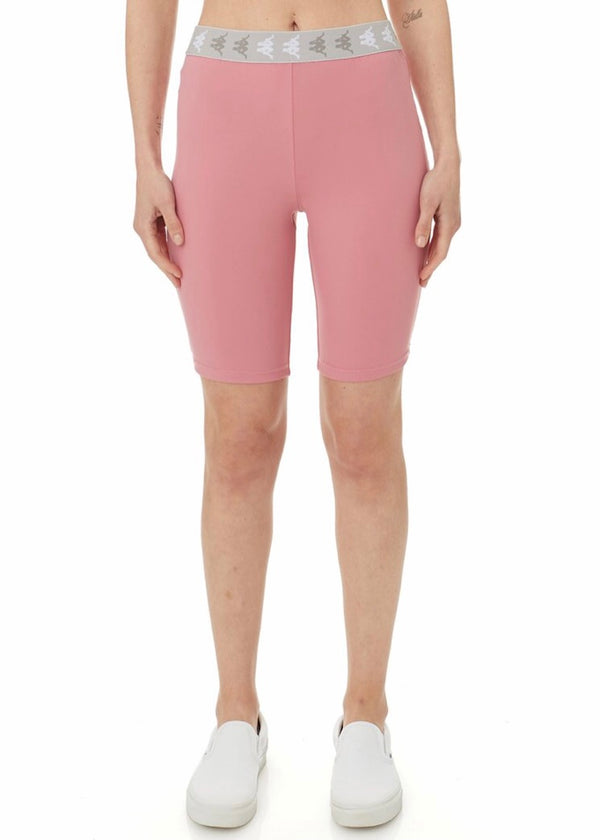 Kappa 222 Banda Fuig Bike Shorts (Pink/Grey) 32156PW