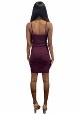 Hera Collection Basic Cami Dress (Wine) 62024