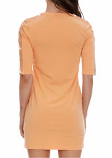 Kappa 222 Banda Balni Dress (Peach/White/Pink Blush) 32141QW