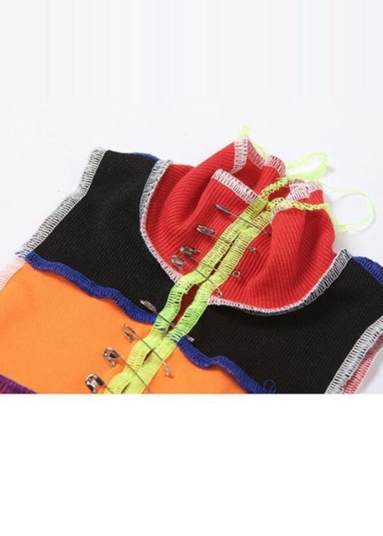 SJK Fashion Sleeveless Vest Top (Red) T43602