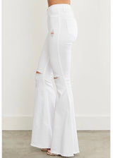 Vibrant Flare Jeans (White) EP1755