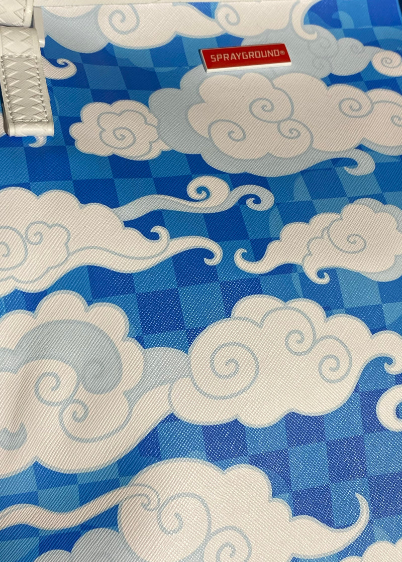 Sprayground Cloud Shark Tote (Blue/White) 910T3650NSZ